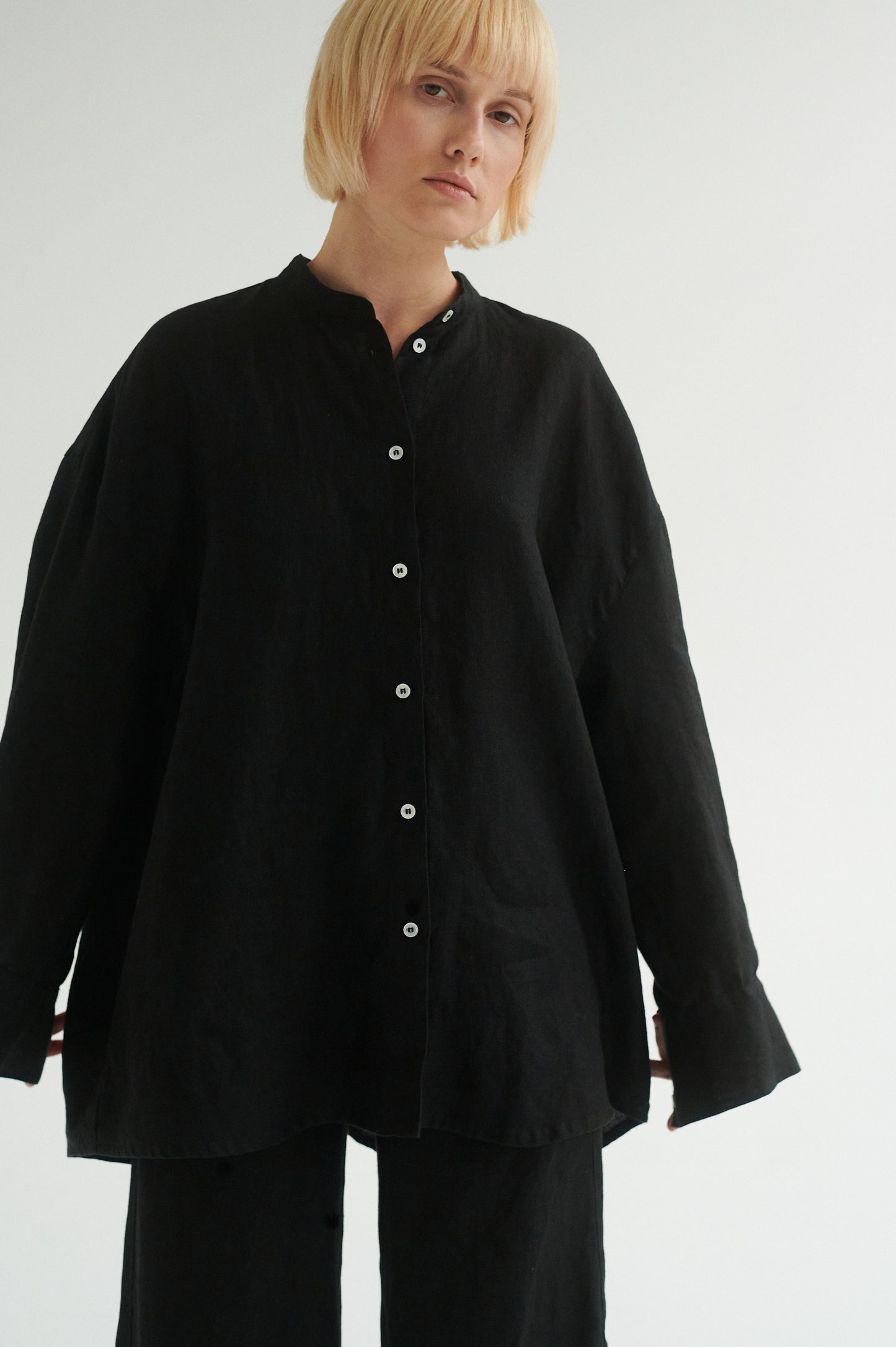 Oversized linen shirt